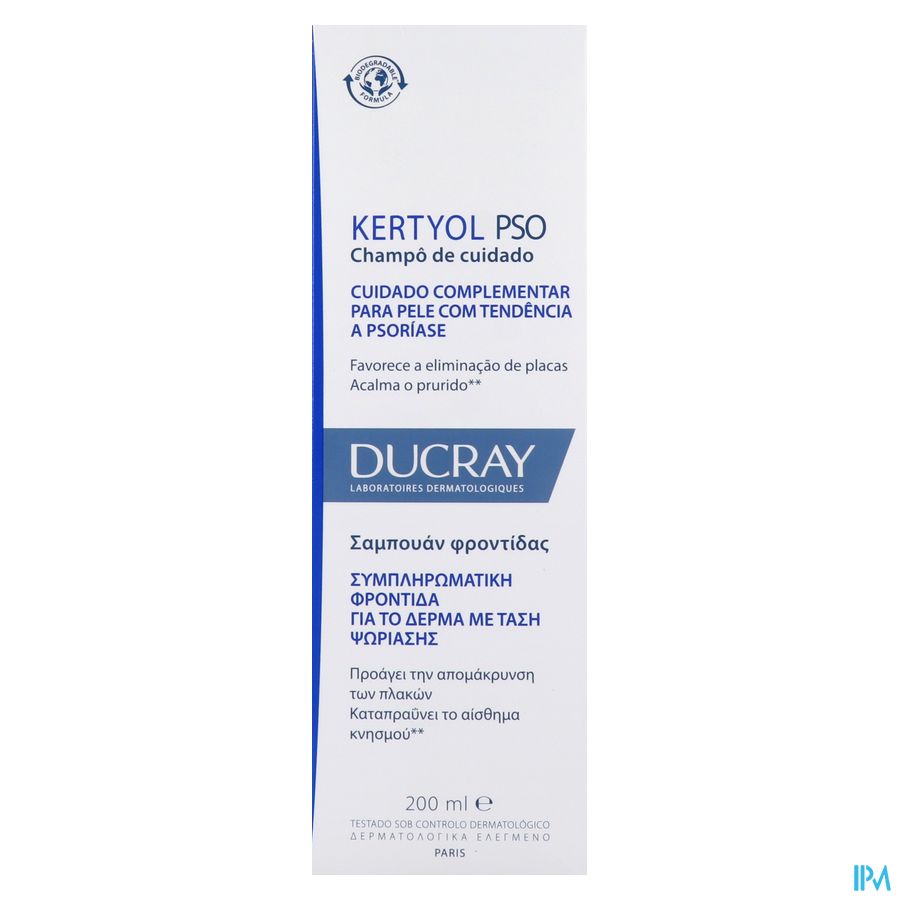 Ducray KERTYOL P.S.O. Shampooing traitant - Soin d'accompagnement des peaux à tendances psoriasique