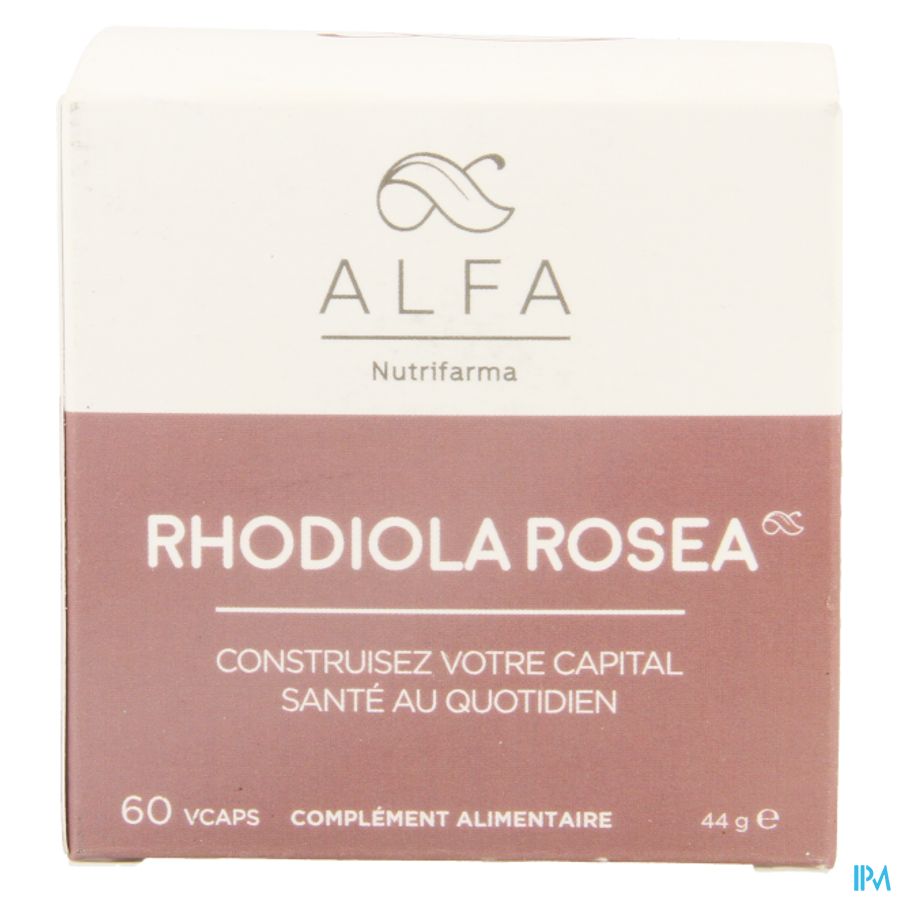 Alfa Rhodiola Rosea 500mg V-caps 60