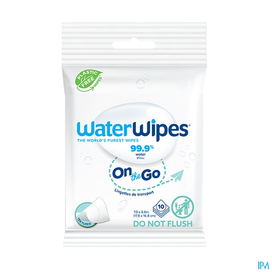 Waterwipes On The Go Lingettes 10