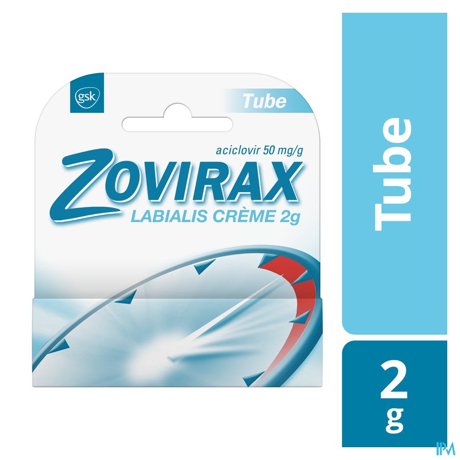 Zovirax Labialis Tube Creme 2g