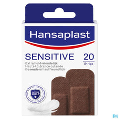 Hansaplast Pansements Sensitive Dark 20