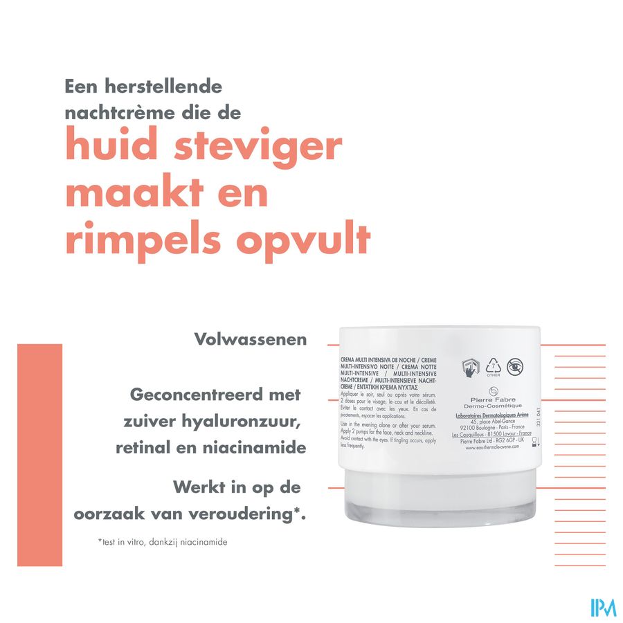 Crème multi-intensive nuit