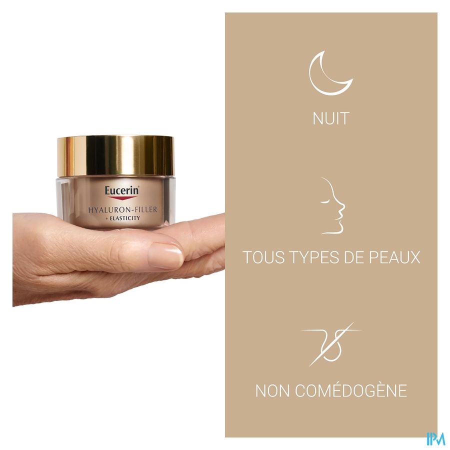 Hyaluron-Filler + Elasticity Soin de Nuit Anti-Rides & Anti-Âge Pot 50ml