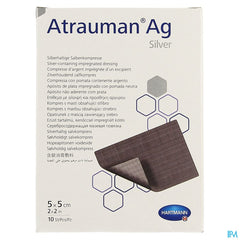 Atrauman Ag 5x5cm St. 10 P/s