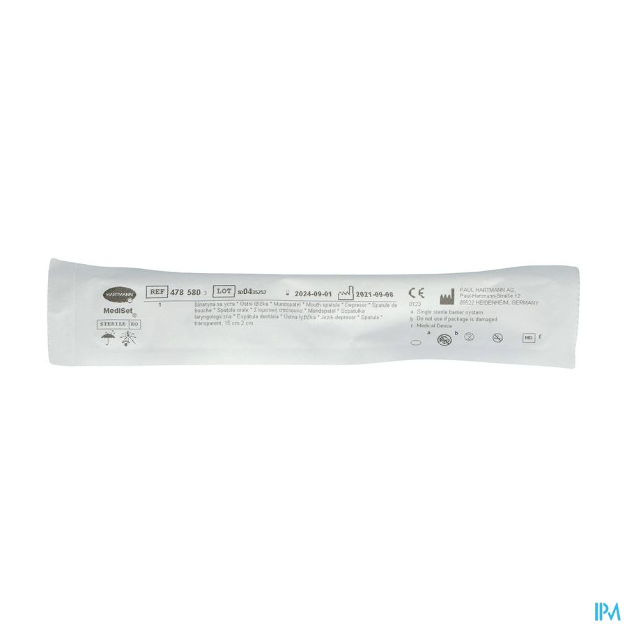 Abaisse-langue 15 Cm 1 P/s
