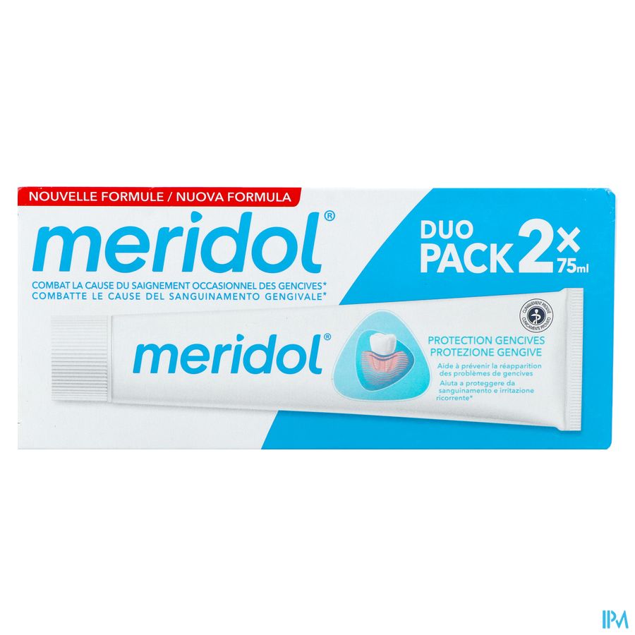 meridol Protection Gencives Dentifrice 2x75ml