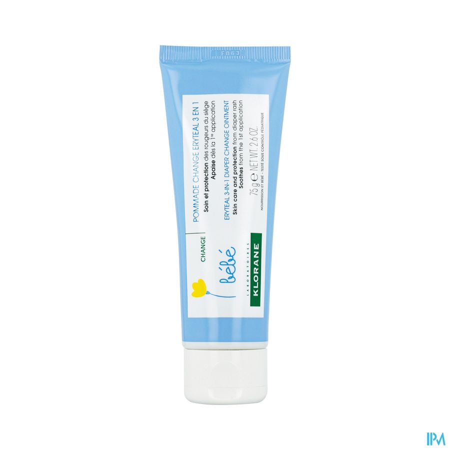 Klorane - Pommade change Eryteal 3 en 1 au Calendula apaisant - Bébé - Change - Siège
