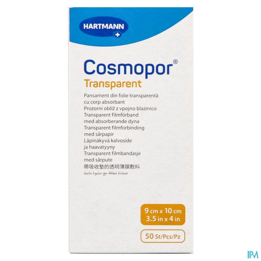 Cosmopor Transparent 9cmx10cm 50 9010530