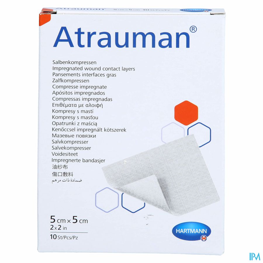 Atrauman 5x5cm St. 10 P/s