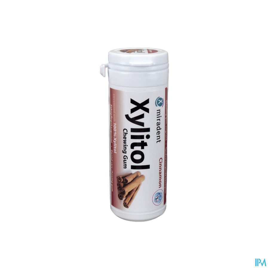 Miradent Chewing Gum Xylitol Canelle S/sucre 30