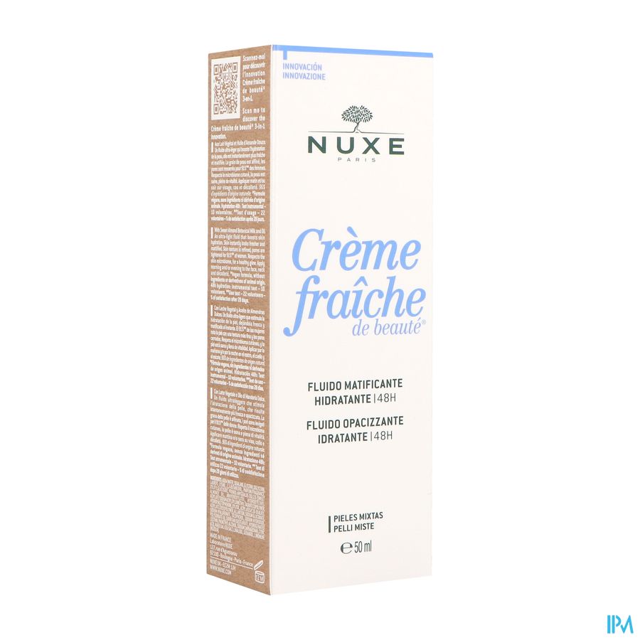 Nuxe Cr Fraiche Fluide Matifiant Pnm 50ml