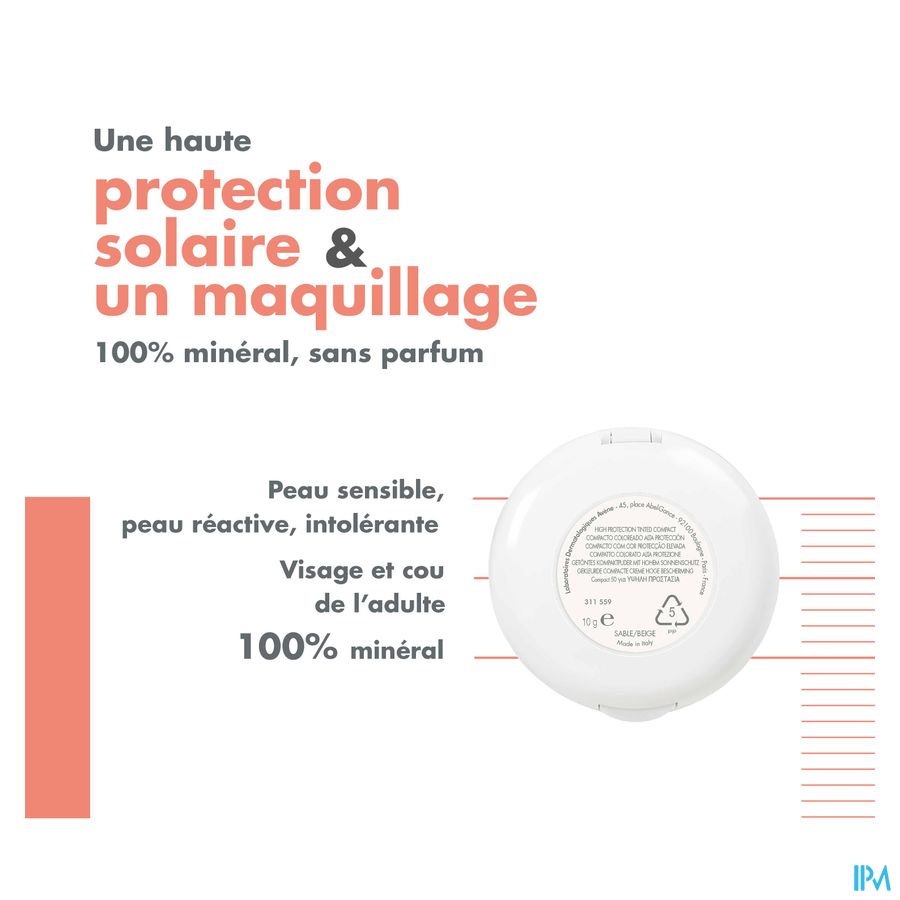 Eau Thermale Avène - Haute protection Compact teinté Doré SPF 50