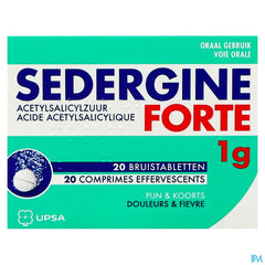 Sedergine Forte 1g Comp Efferv. 20
