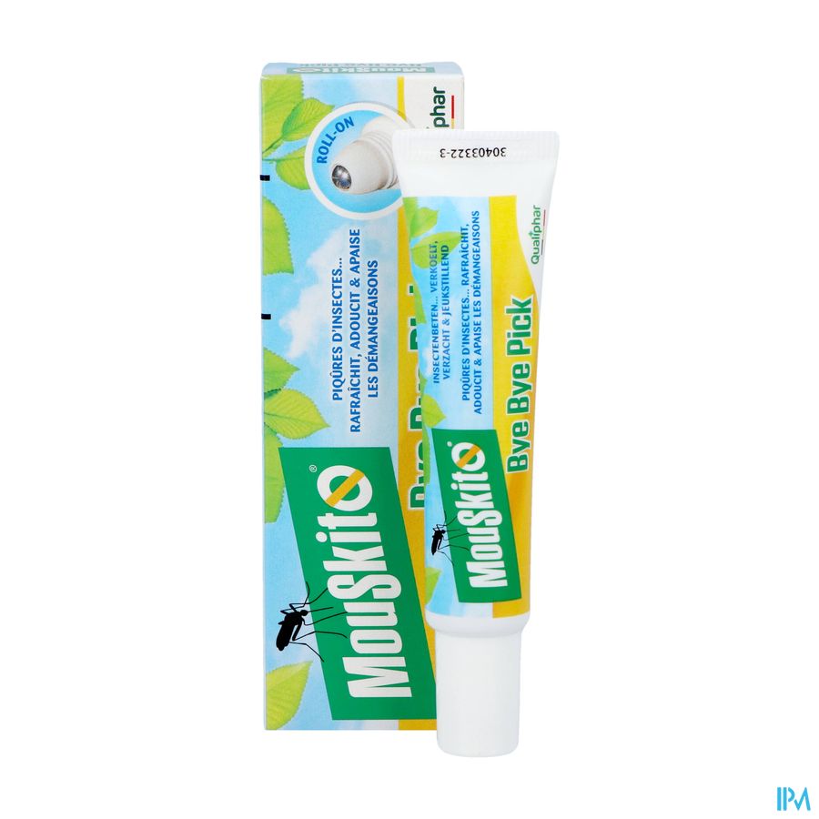 Mouskito Bye Bye Pick 15 ml - Roller rafraichit & apaise après piqûres d'insectes