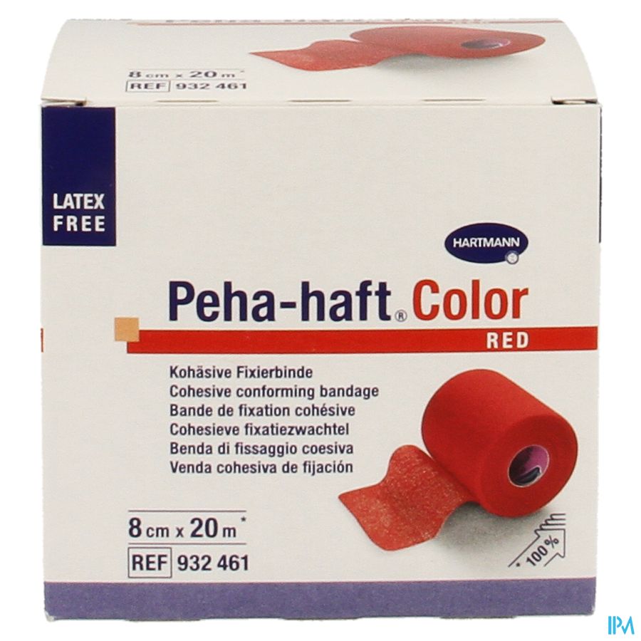Peha-haft Rouge Lf 8cmx20m 1 P/s