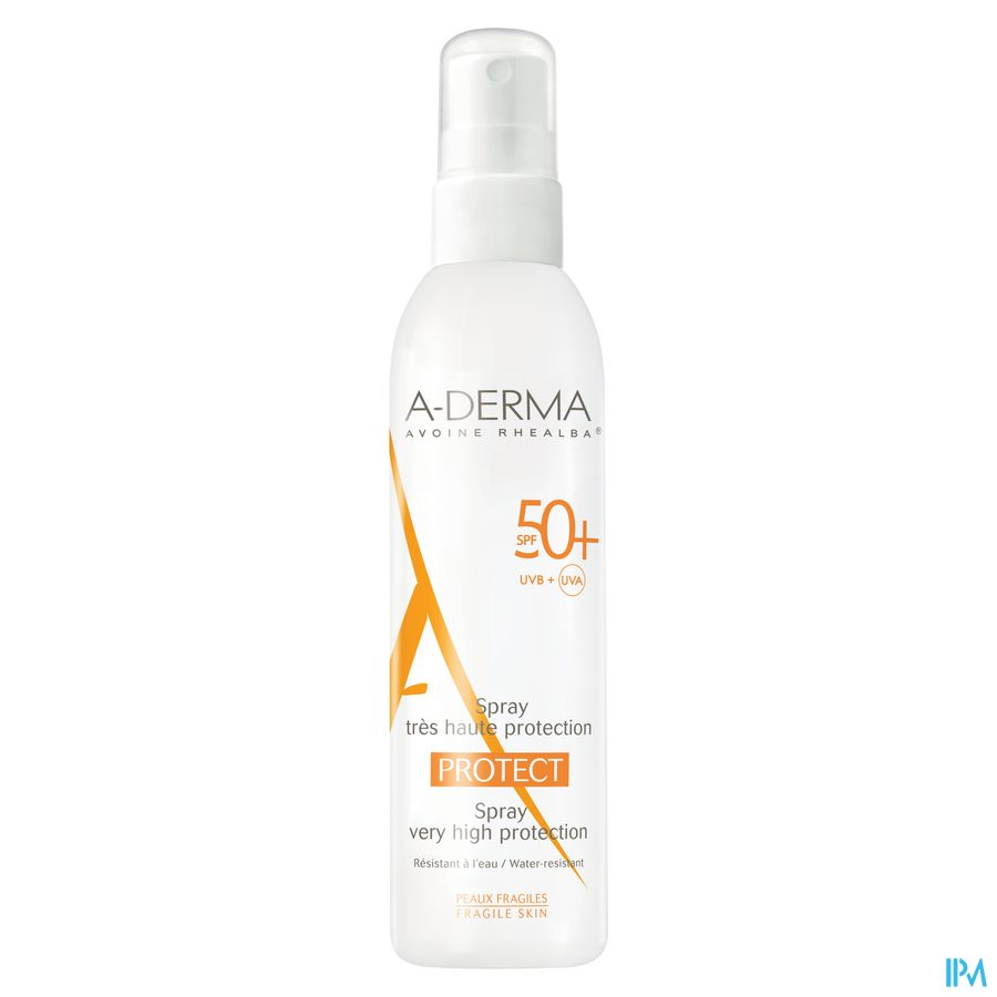 A-DERMA Spray solaire invisible SPF50+ PROTECT