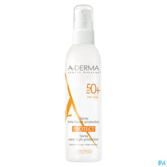A-DERMA Spray solaire invisible SPF50+ PROTECT