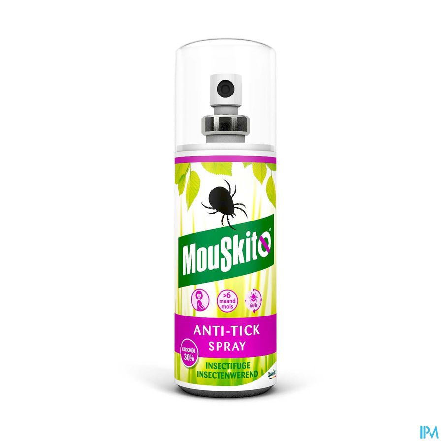 Mouskito Anti-Tick spray 100 ml - Anti-Tiques - Europe - Citriodiol 30 %