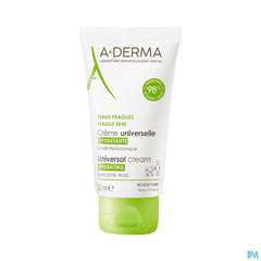 A-DERMA - LES INDISPENSABLES CRÈME UNIVERSELLE HYDRATANTE - À l'acide hyaluronique et beurre de karité - Peaux Fragiles