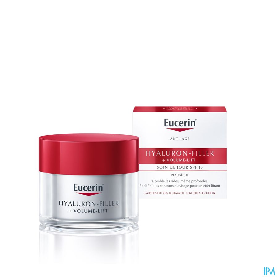 Hyaluron-Filler + Volume-Lift Soin de Jour SPF 15 Peau Sèche Anti-Rides & Anti-Âge Pot 50ml