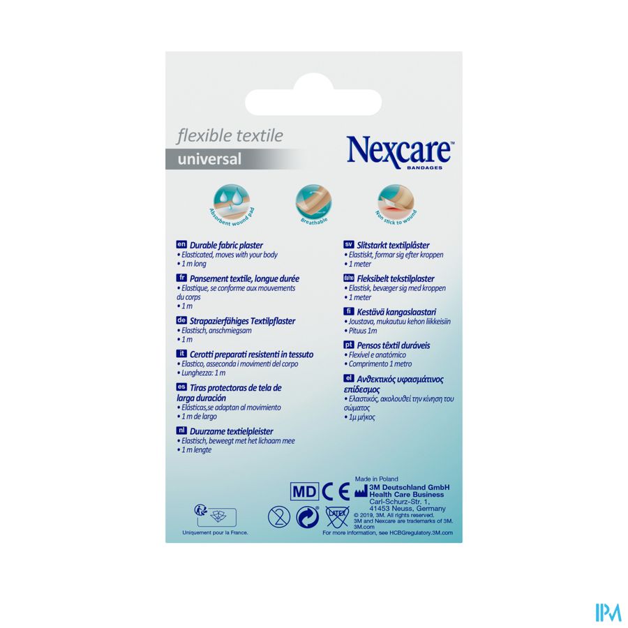 Nexcare 3m Flexible Textile Universal Rol 1mx6cm