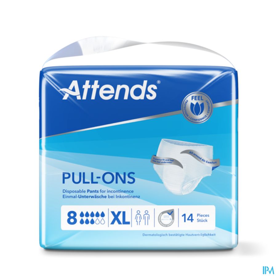 Attends Pull-ons 8 Xl 1x14