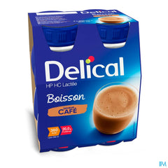 Delical Boisson Lactée Hp-hc Café 4x200ml