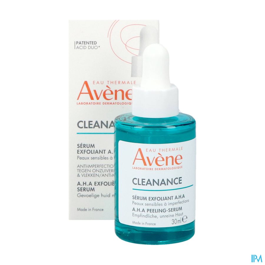Eau Thermale Avène CLEANANCE Sérum exfoliant A.H.A - Anti-imperfections, anti-marques pour les peaux sensibles à imperfections