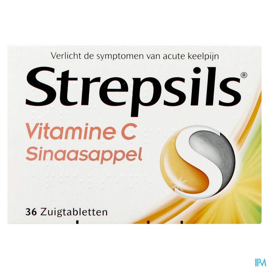 Strepsils Vitamine C Orange Past 36