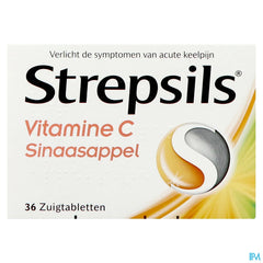 Strepsils Vitamine C Orange Past 36