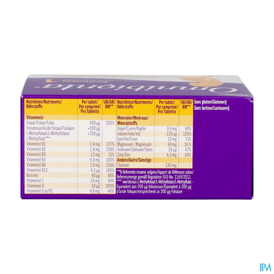 Omnibionta Pronatal 1desir Debut Gross 8sem Comp56