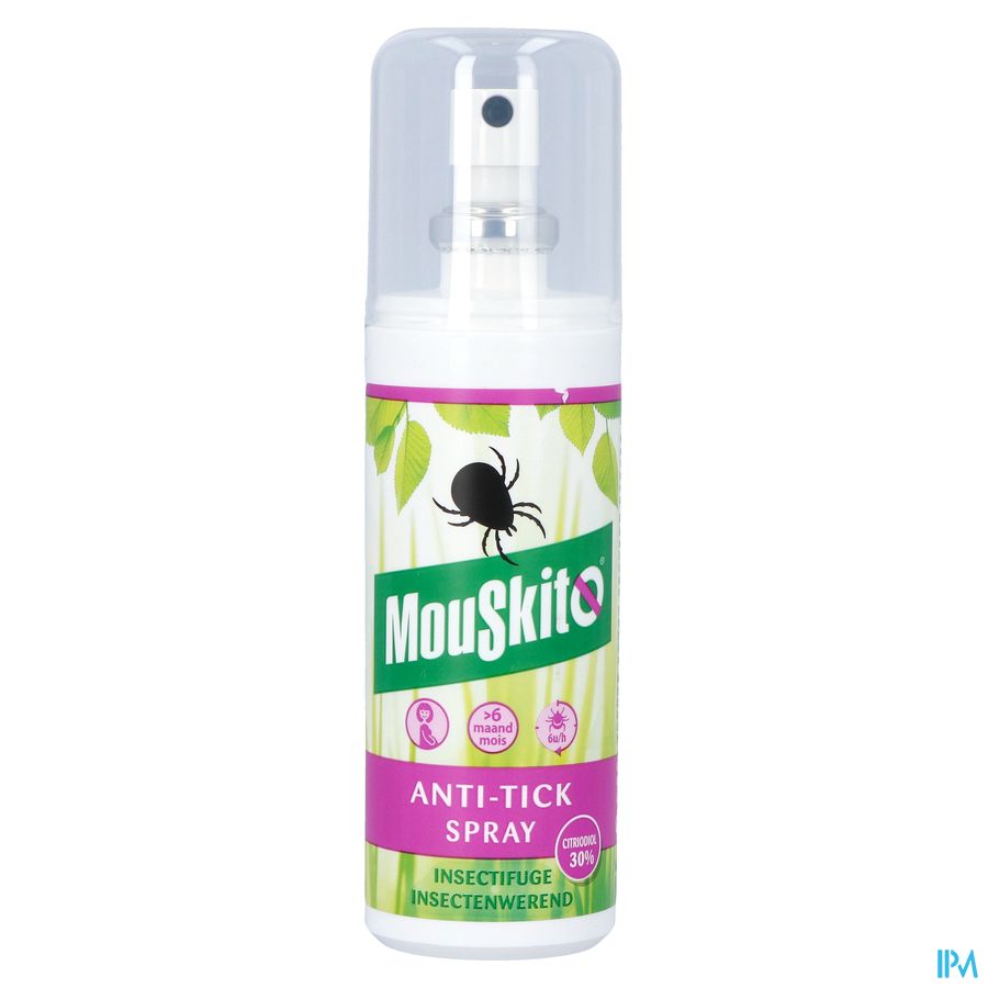 Mouskito Anti-Tick spray 100 ml - Anti-Tiques - Europe - Citriodiol 30 %