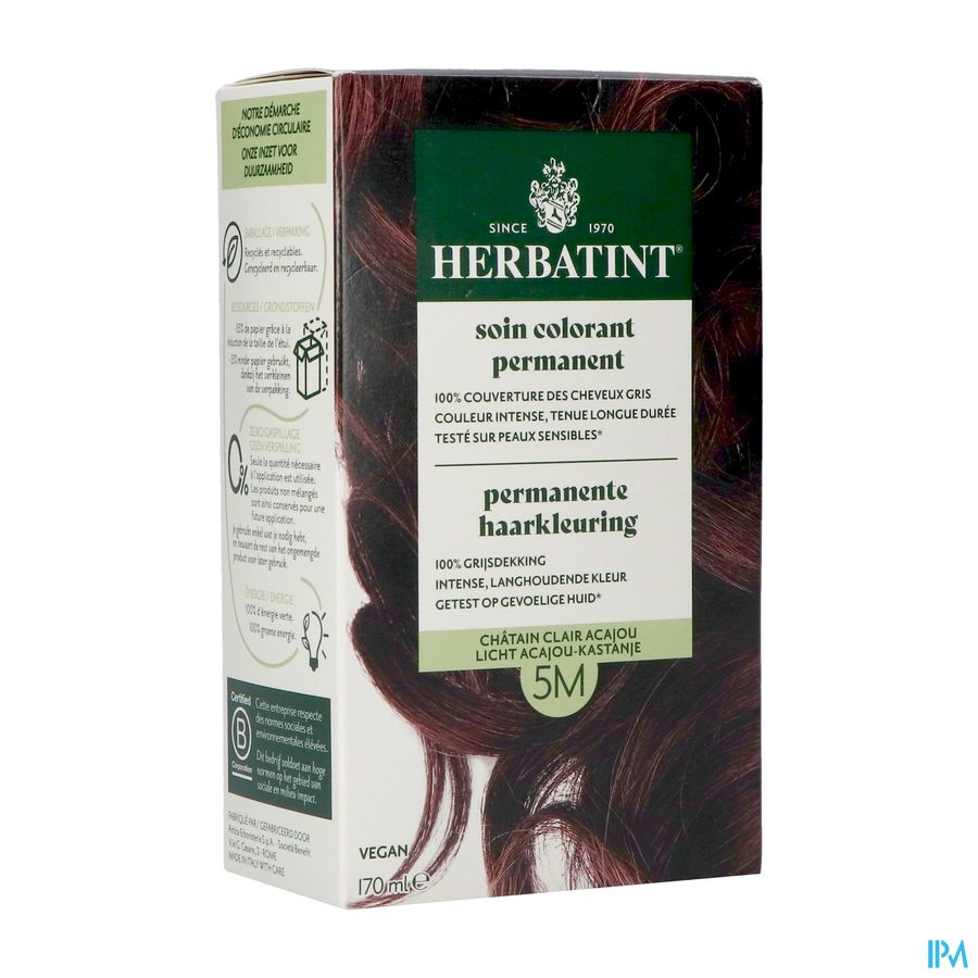 Herbatint 5m Chatain Acajou Clair 170ml