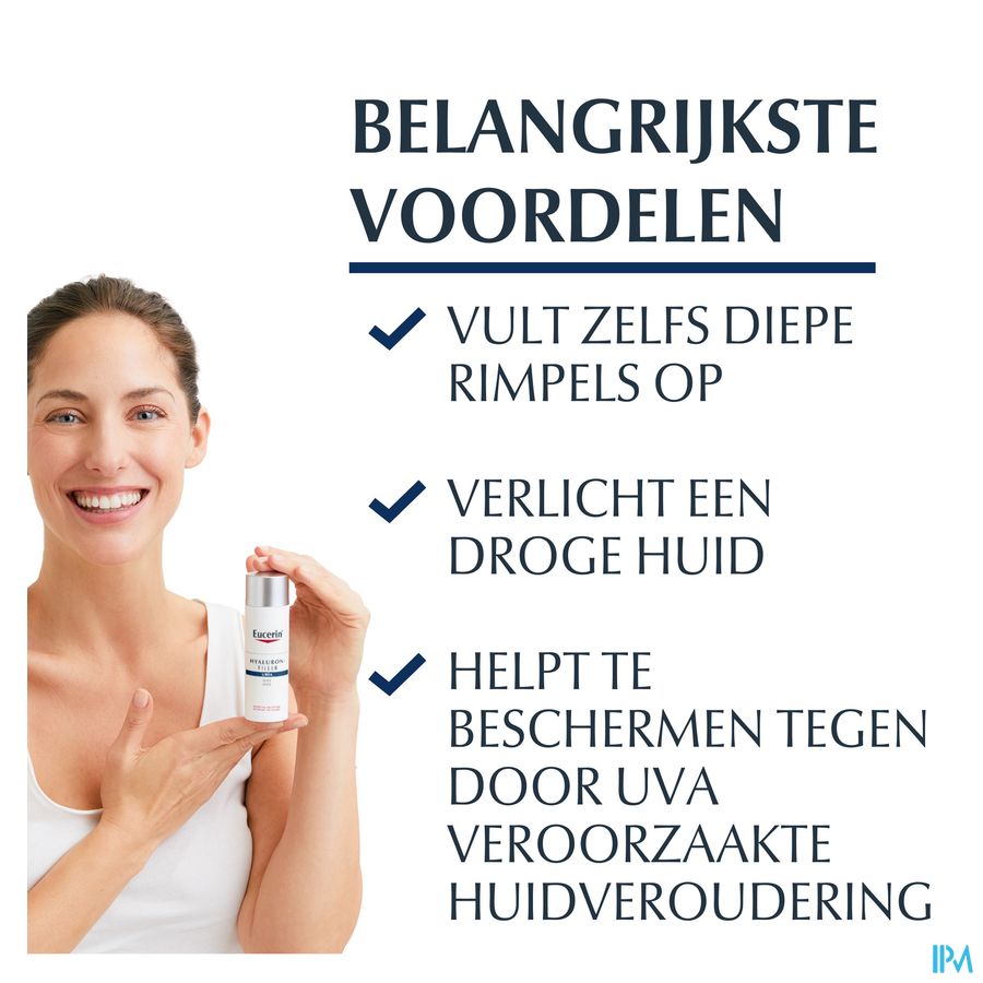 Hyaluron-Filler Extra Riche Soin de Jour Anti-Rides & Anti-Âge Peau Très Sèche avec pompe 50ml