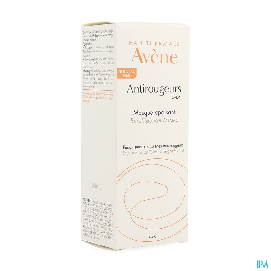 Eau Thermale Avène - Masque apaisant Antirougeurs CALM