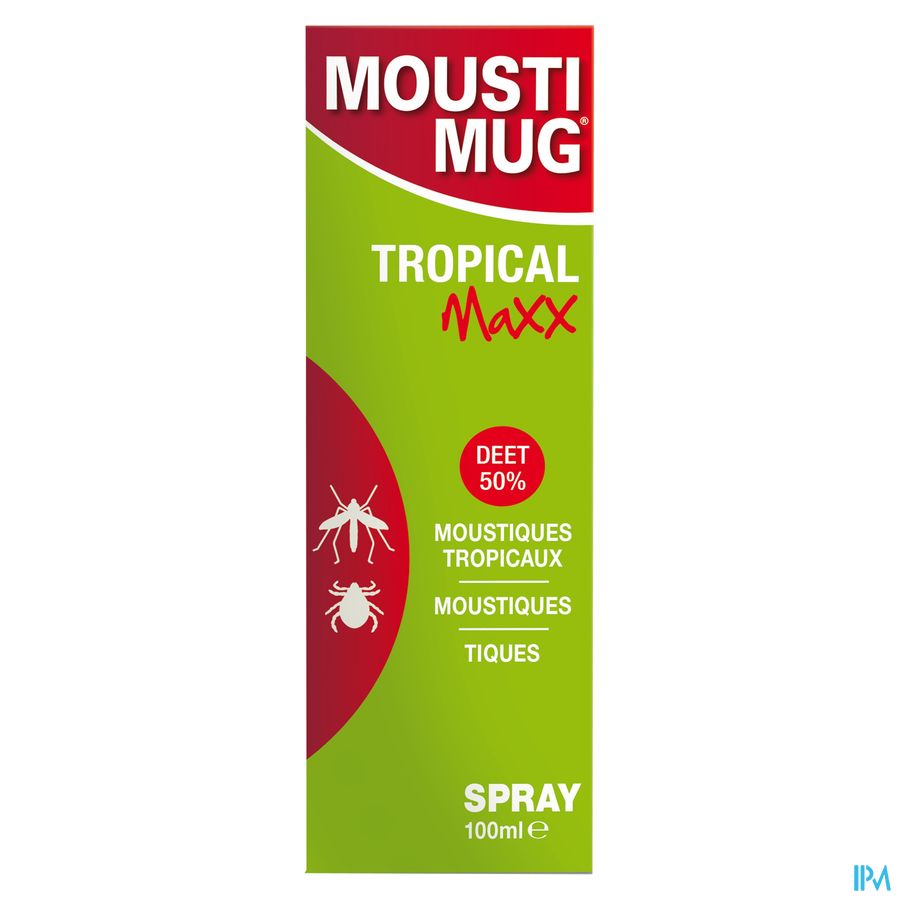 Moustimug Tropical Maxx Spray 50% DEET 100 ml