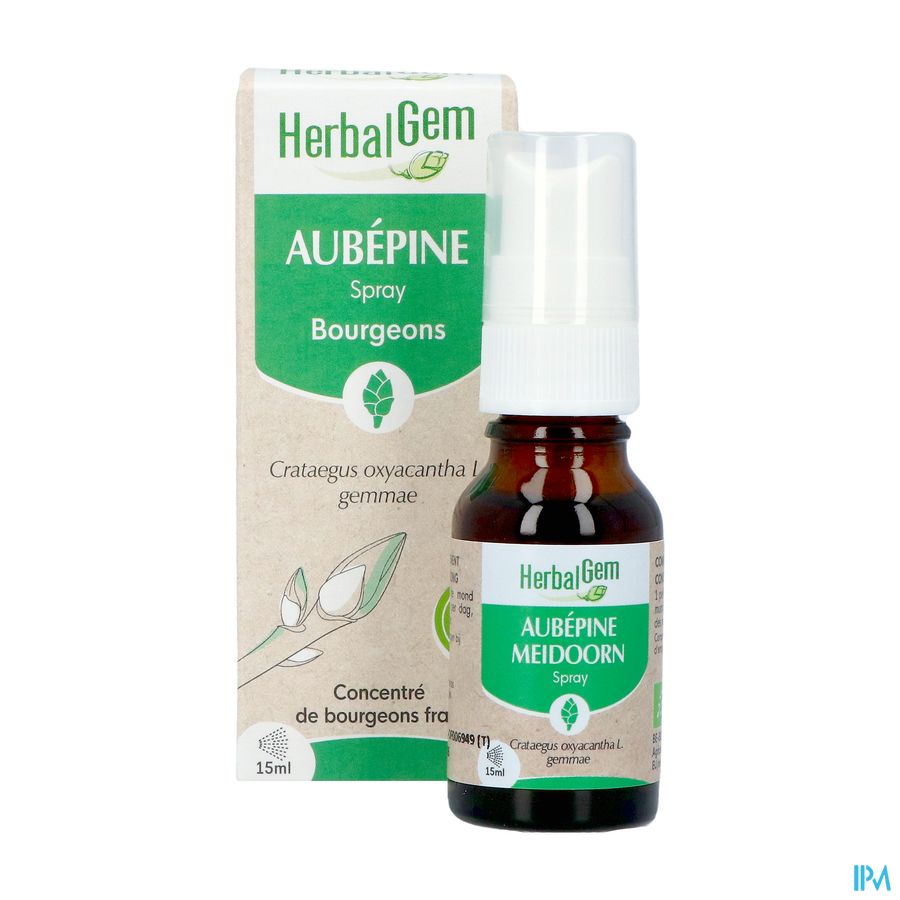 Herbalgem Aubepine Bio Spray 15ml