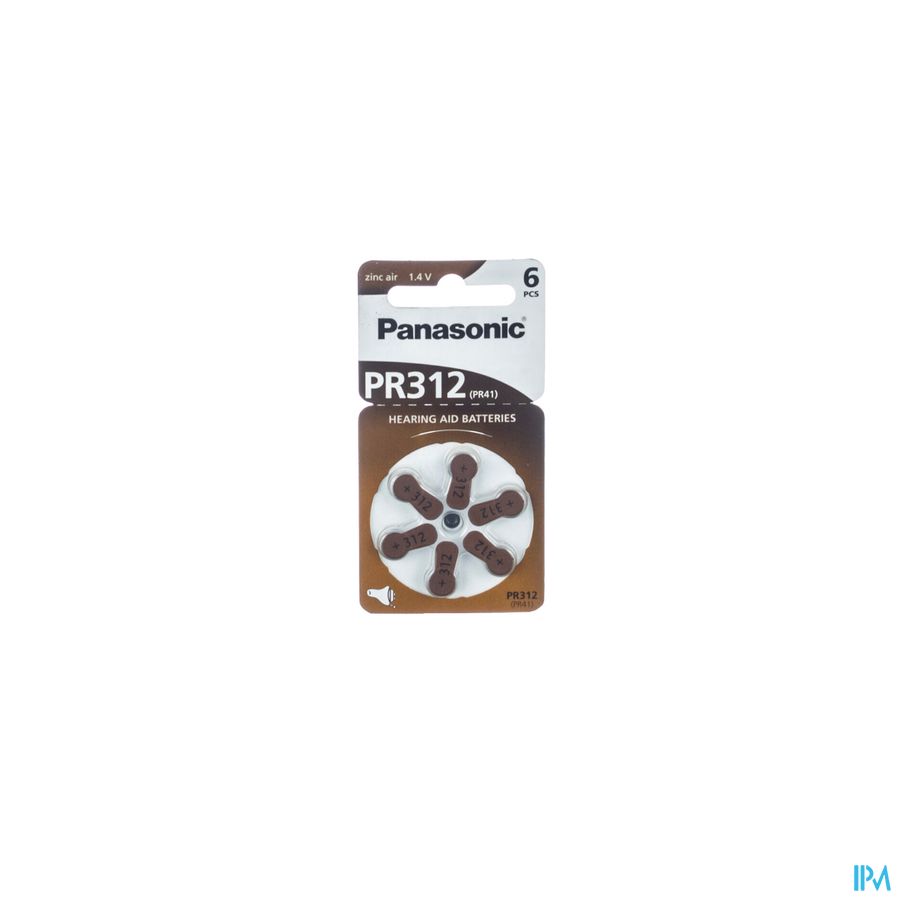 Panasonic Batterie Appareil Oreille Pr 312h 6