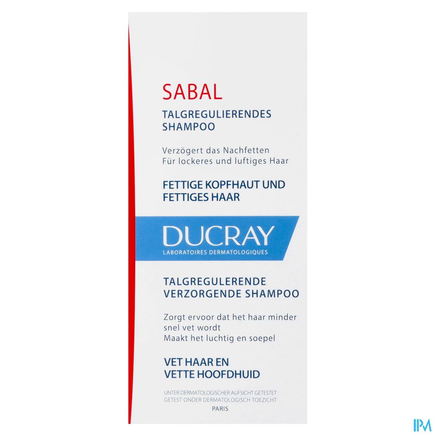 Ducray Shampooing traitant sébo-régulateur Shampoing purifiant SABAL