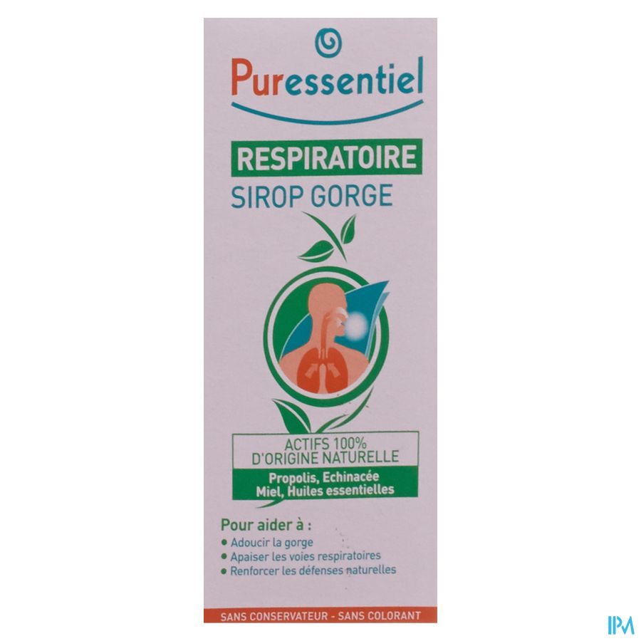 Puressentiel Respiratoire Sirop Toux Gorge 125ml