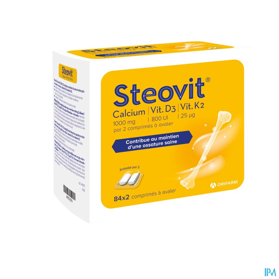 Steovit Calcium/vitd3/vit K2 1000mg/880iu Comp2x84