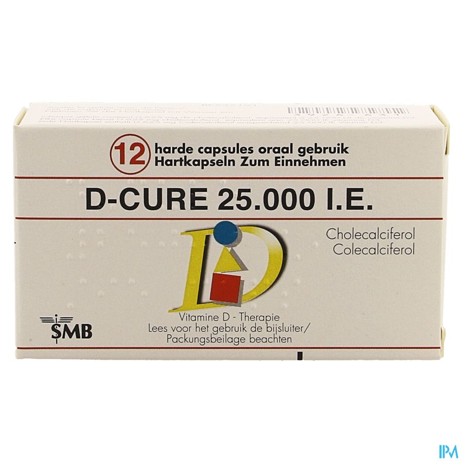 D Cure 25000ui Gelules 12