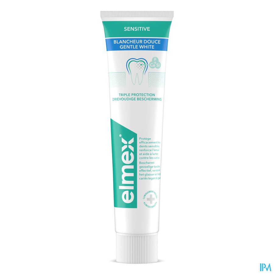 Elmex Sensitive Blancheur Douce Dentifrice 75ml