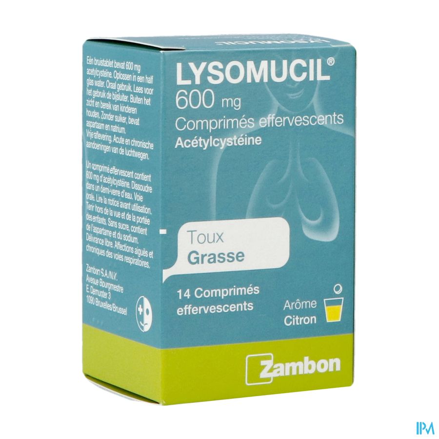 Lysomucil 600 Comp Eff 14 X 600mg