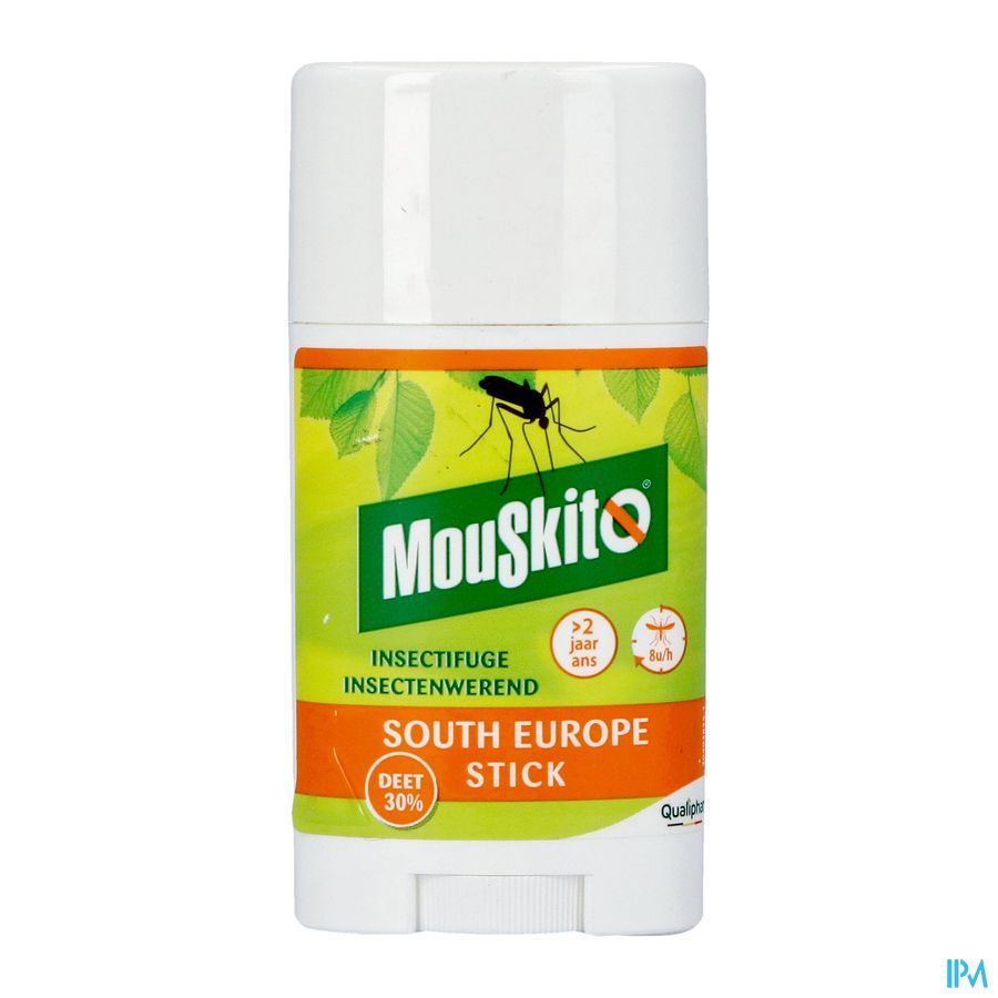 MOUSKITO® SOUTH EUROPE STICK 40 ML - Anti-Moustiques, Mouches, Guêpes - DEET 30%