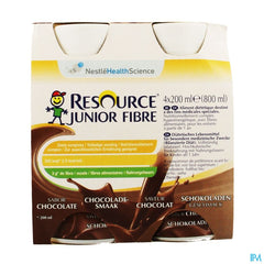 Resource Junior Fibre Chocolat 4x200ml