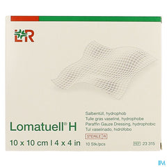 Lomatuell H Compresse Ster 10x10cm 10 23315