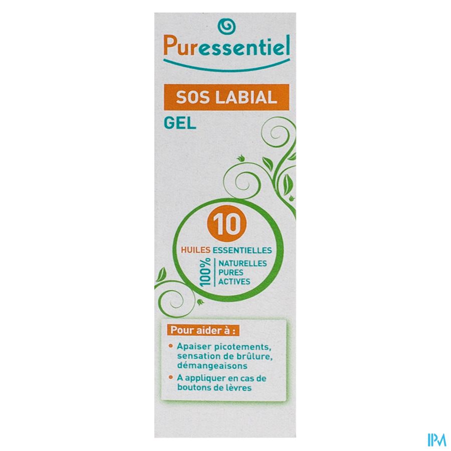 Puressentiel Sos Labial Gel 10 Hle Ess. 5ml