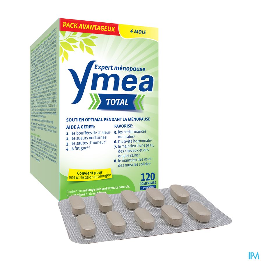 Ymea® Total 120 P. - Ménopause - Contre Bouffées De Chaleur & Fatigue