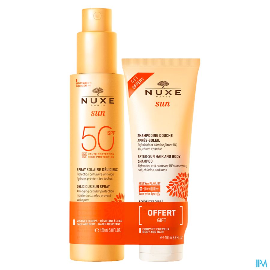 Nuxe Duo Spray Delicieux Ip50 150ml+sh 100ml Free